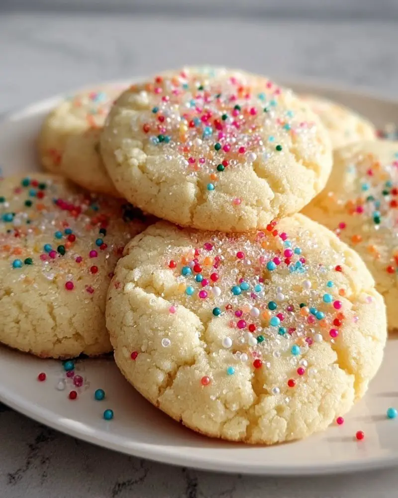 3-Ingredient Easy Sugar Cookies