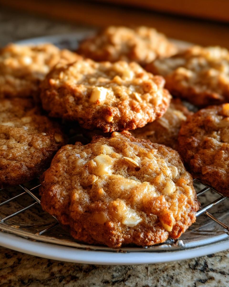 Apple Cinnamon Oatmeal Cookies