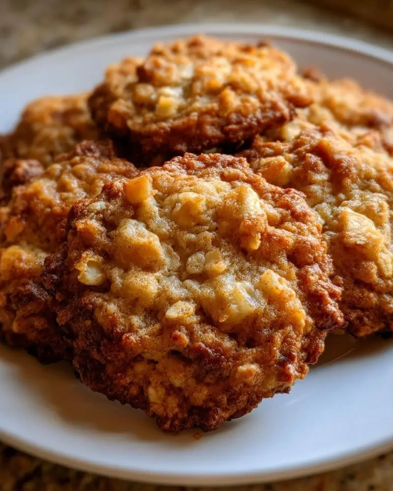 Apple Cinnamon Oatmeal Cookies