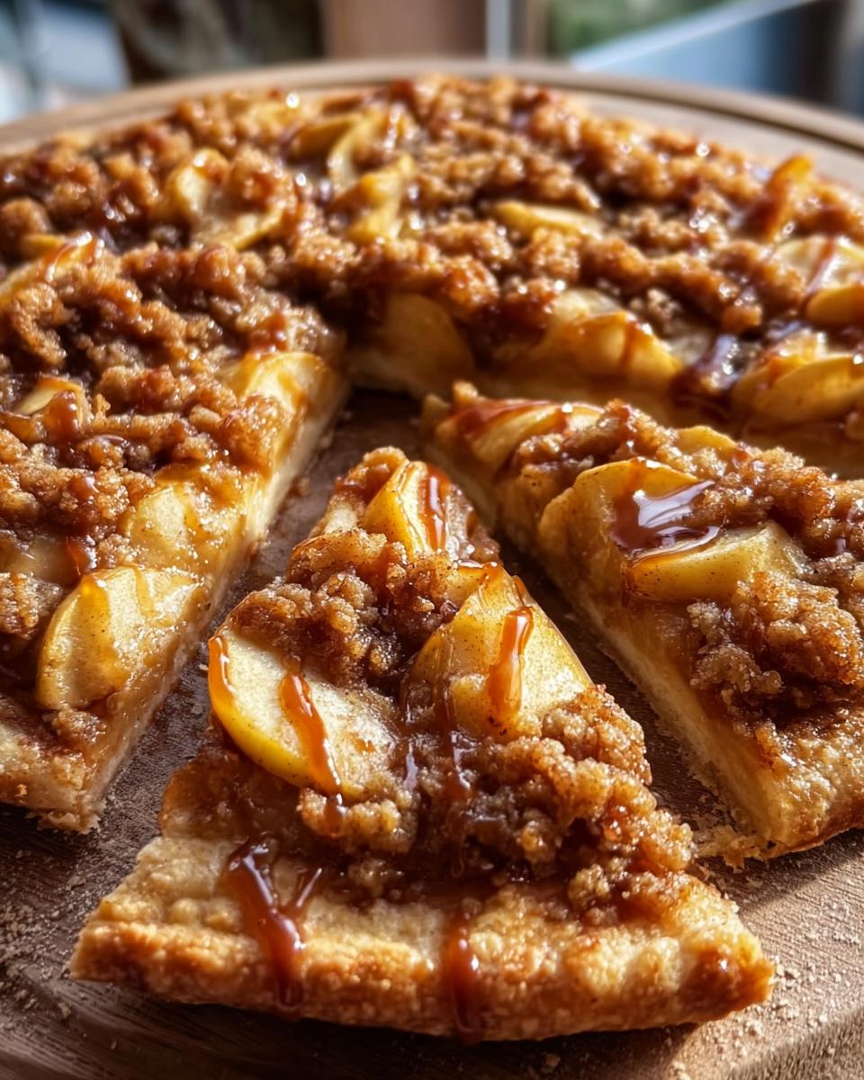 Apple Crisp Pizza