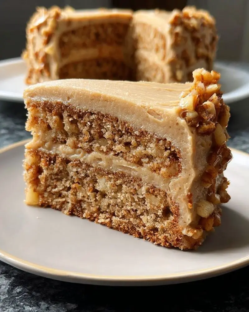 Apple Spice Cake with Brown Sugar Frosting