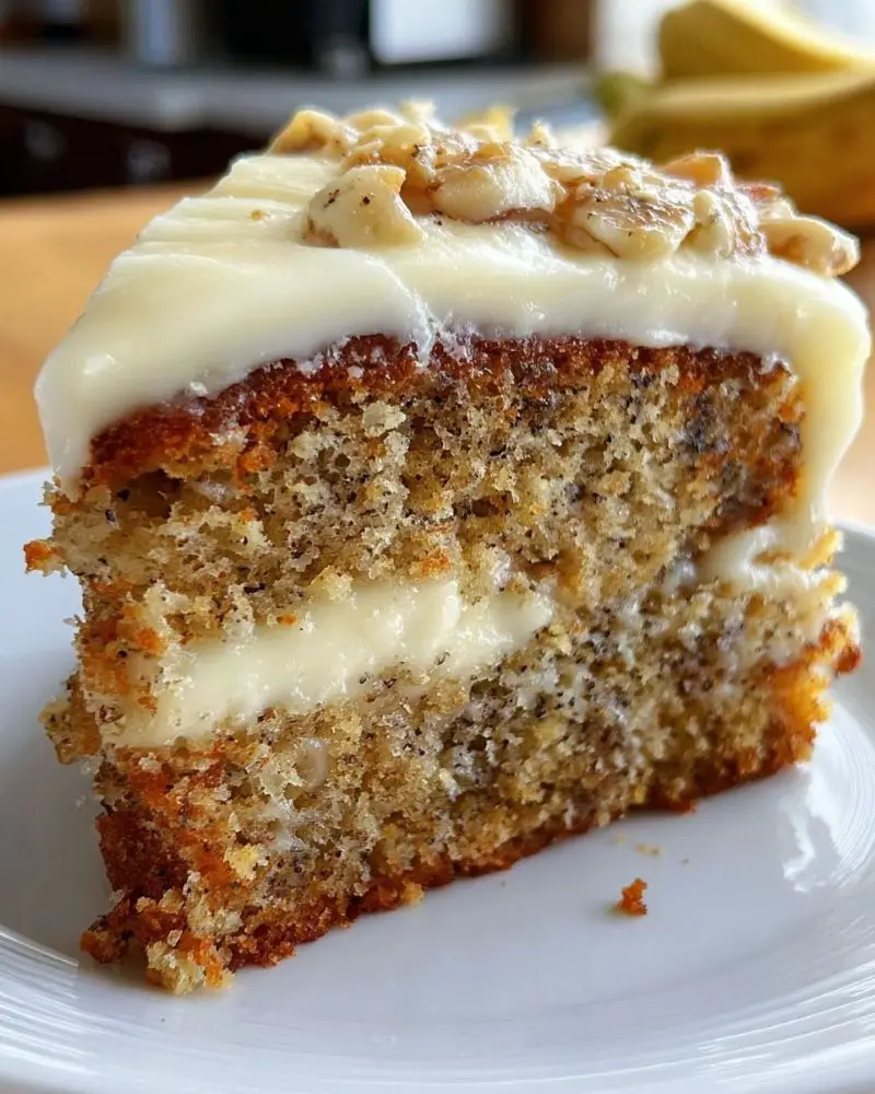 Banana Bread Cake with Cream Cheese Frosting