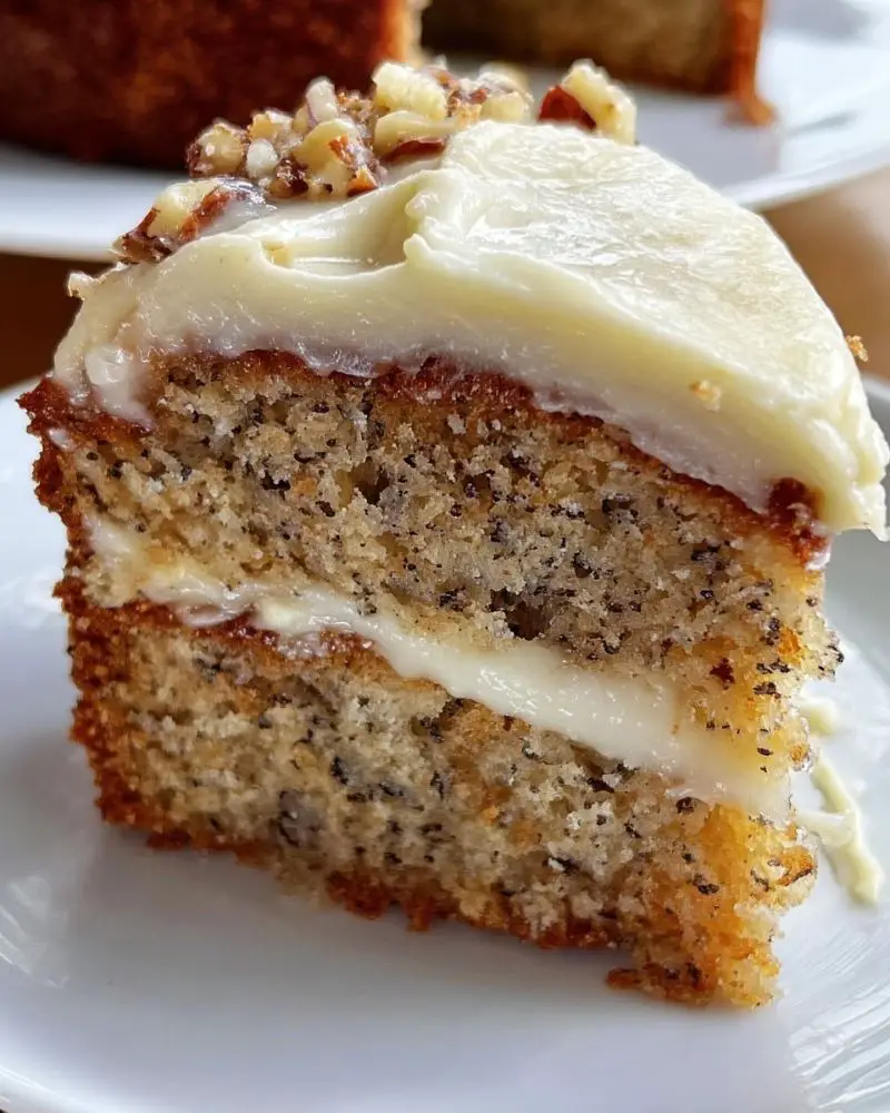 Banana Bread Cake with Cream Cheese Frosting