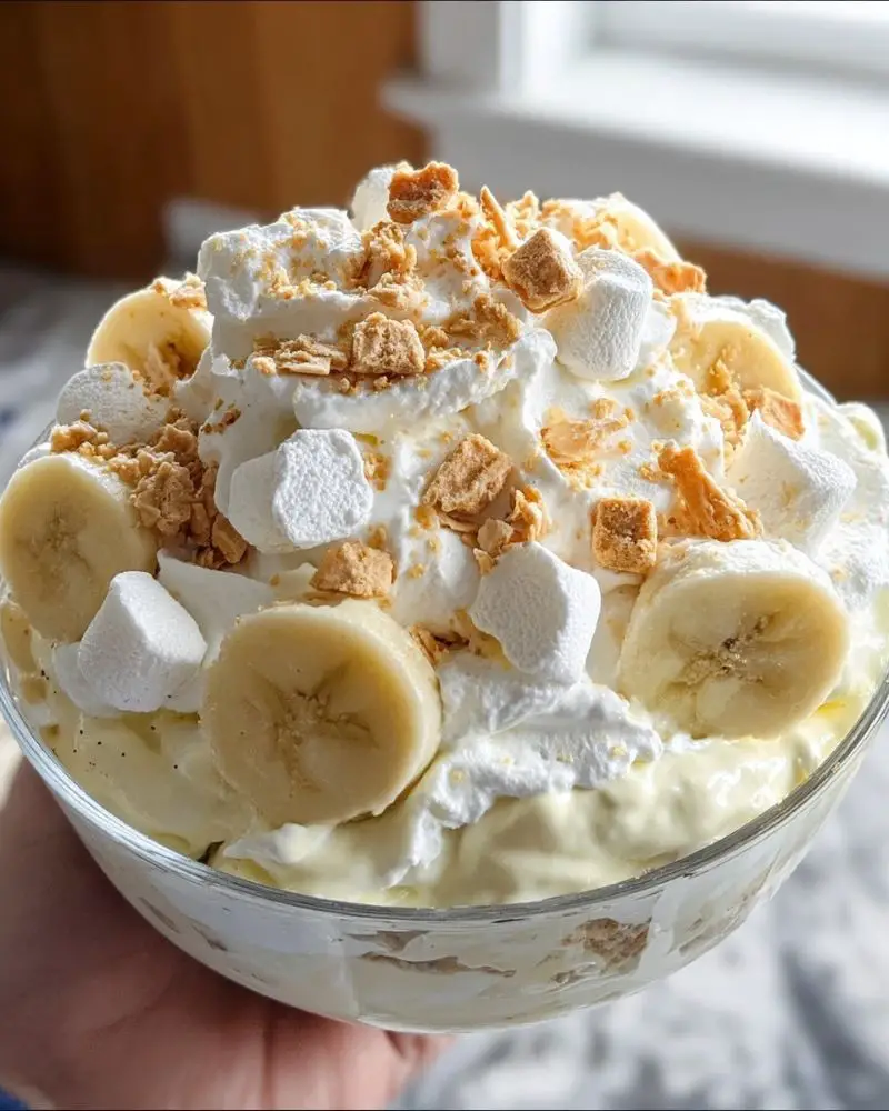 Banana Pudding Fluff Salad