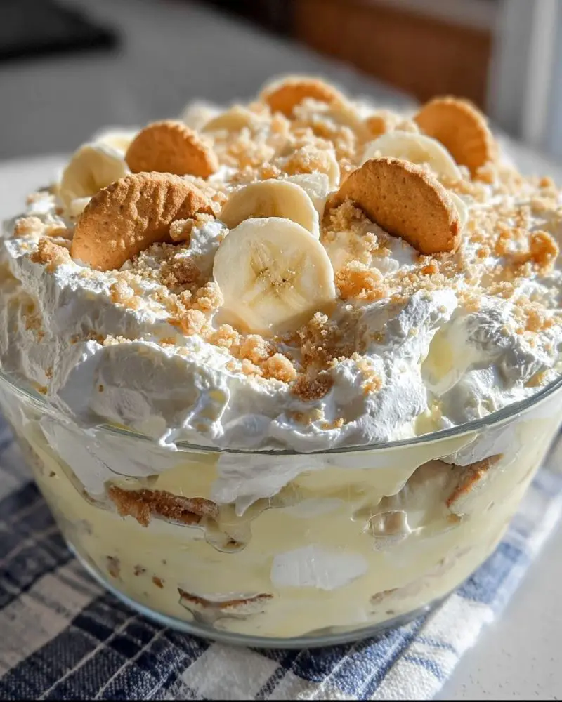 Banana Pudding Fluff Salad