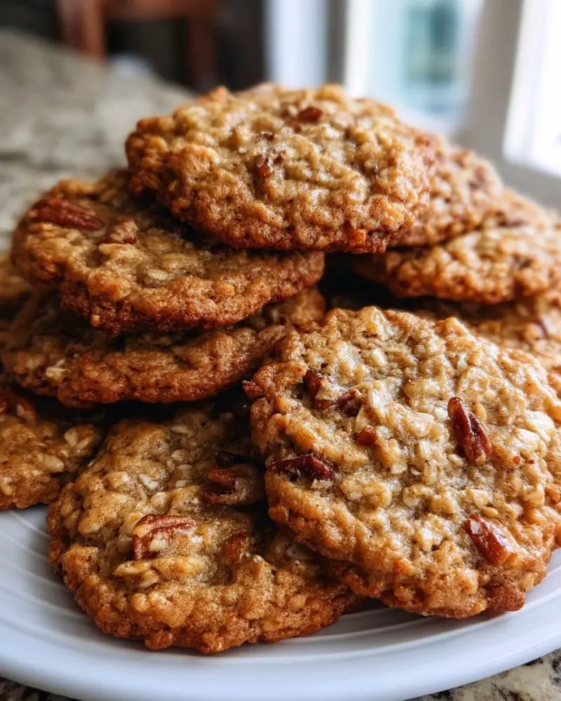 Brown Sugar Pecan Oatmeal Cookies