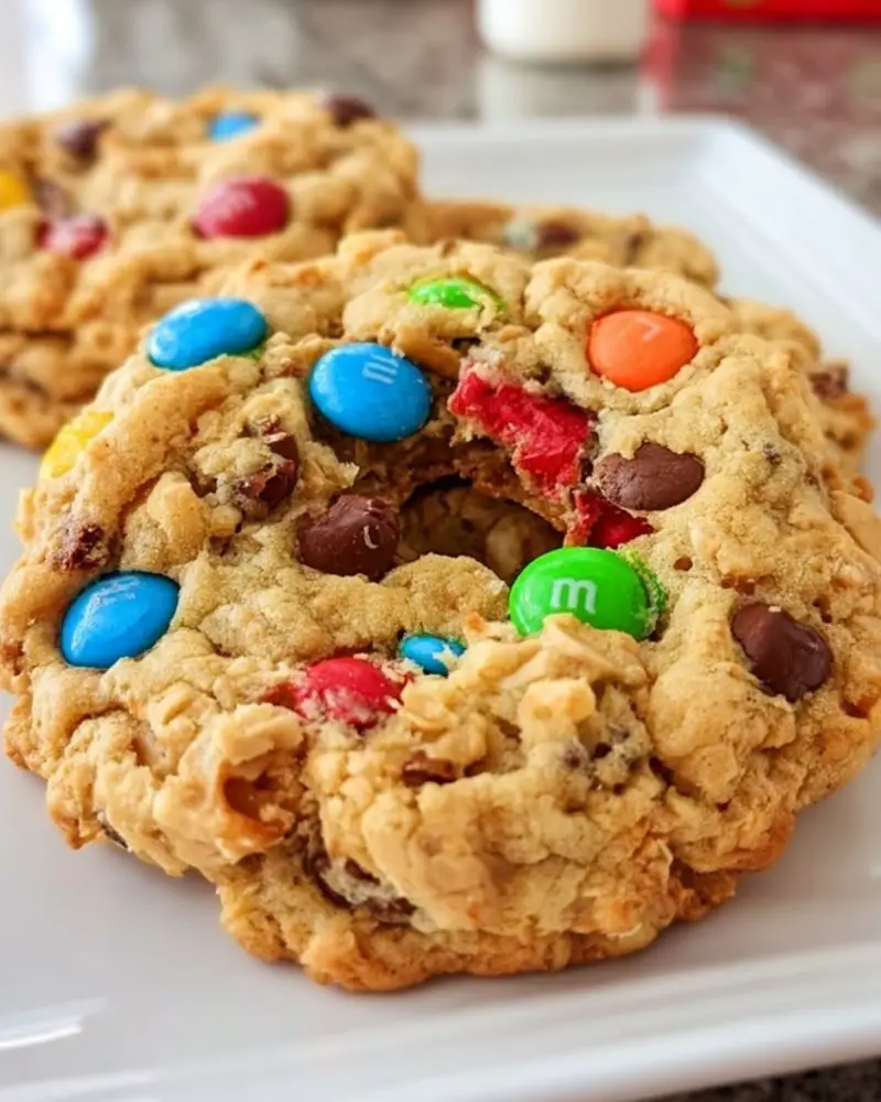 Chewy Monster Cookies
