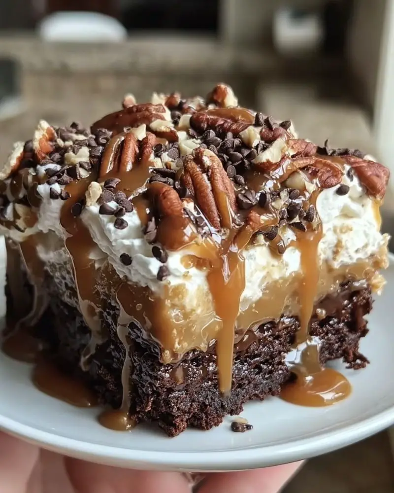 Chocolate Turtle Cake