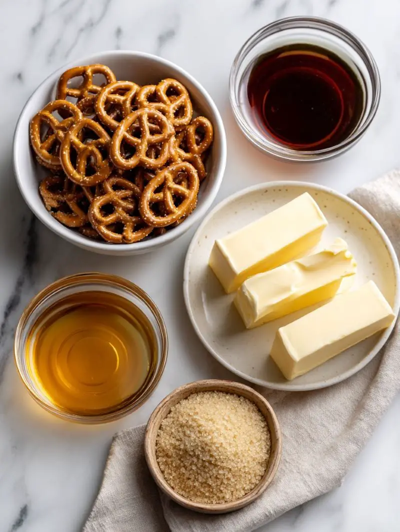 Church Lady Butter Toffee Pretzels - Ingredients