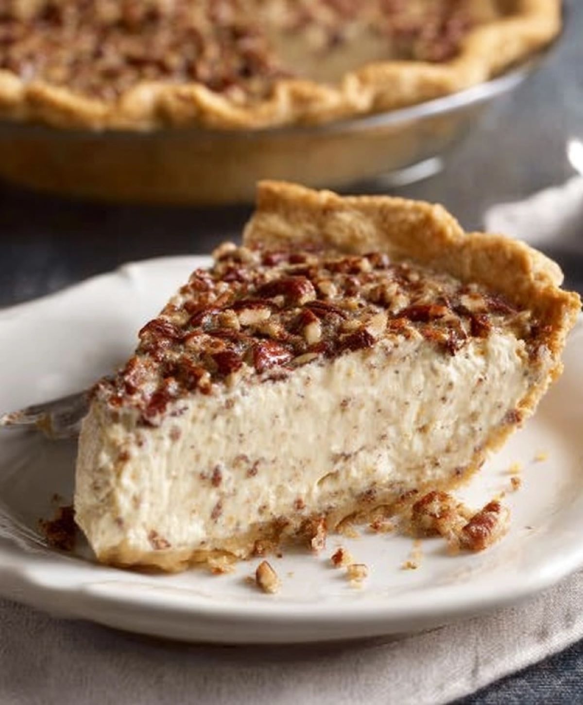 Creamy No-Bake Pecan Pie