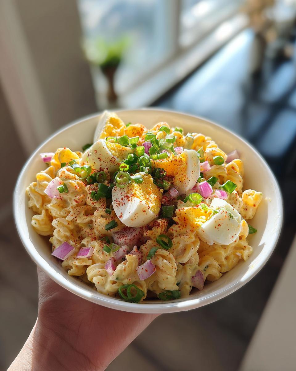 Deviled Egg Pasta Salad