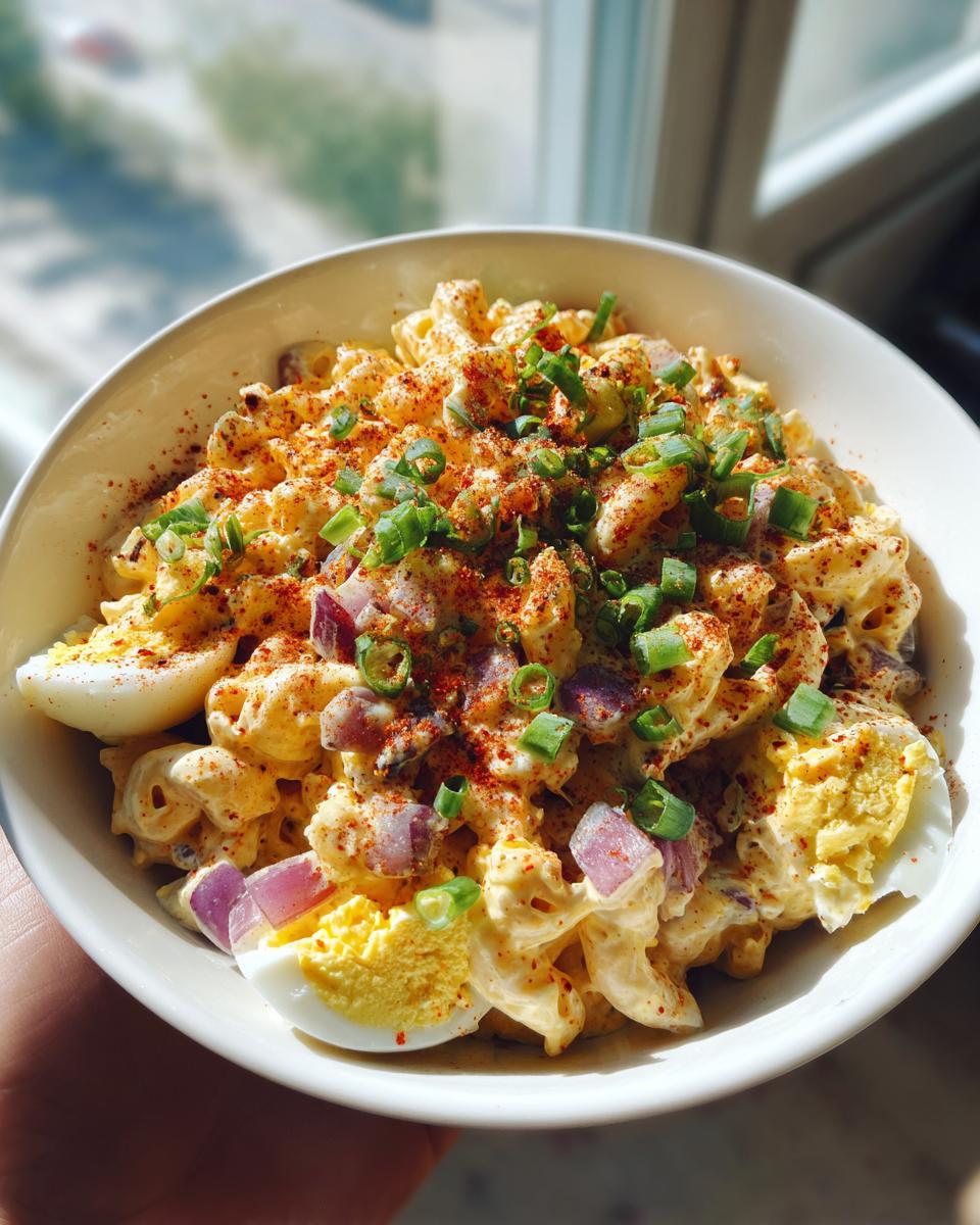Deviled Egg Pasta Salad