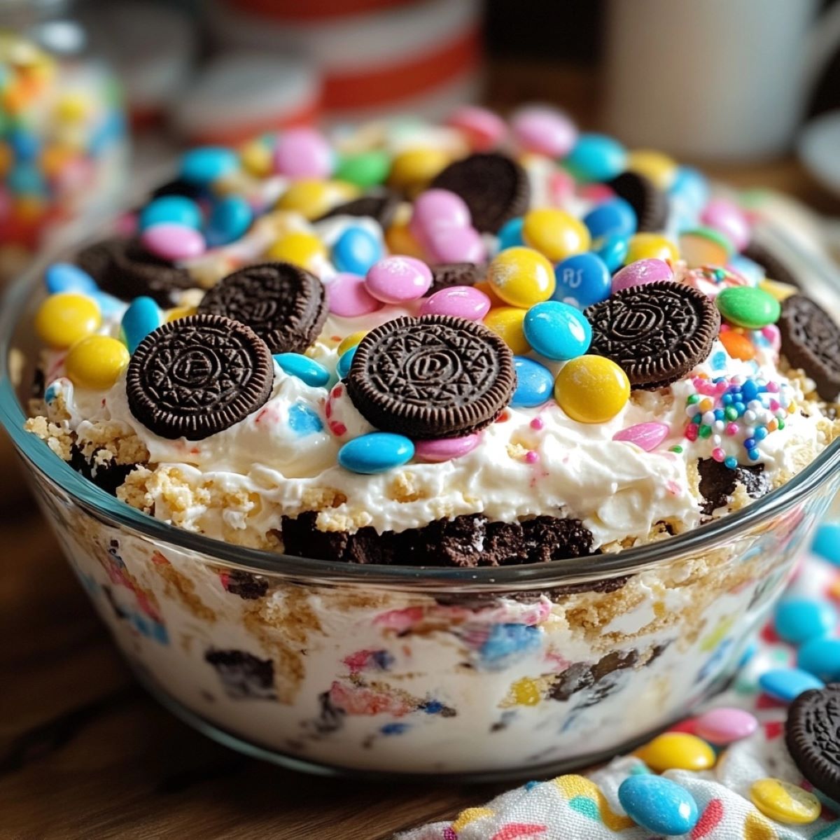Easter Oreo Cookie Casserole