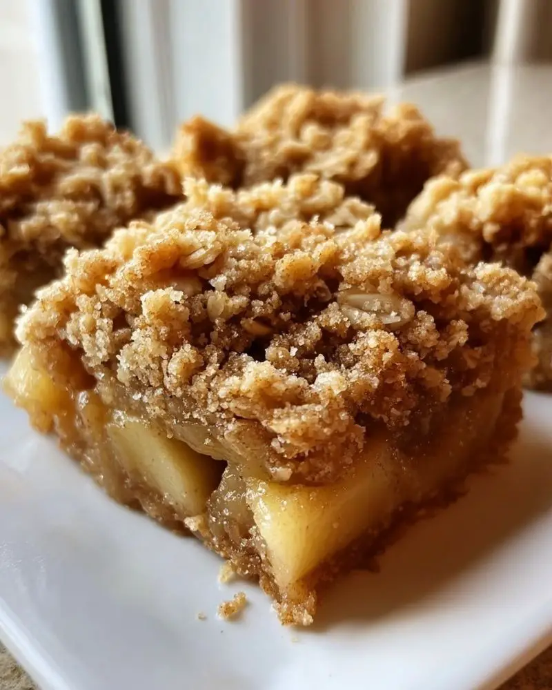 Easy Apple Crisp Bars