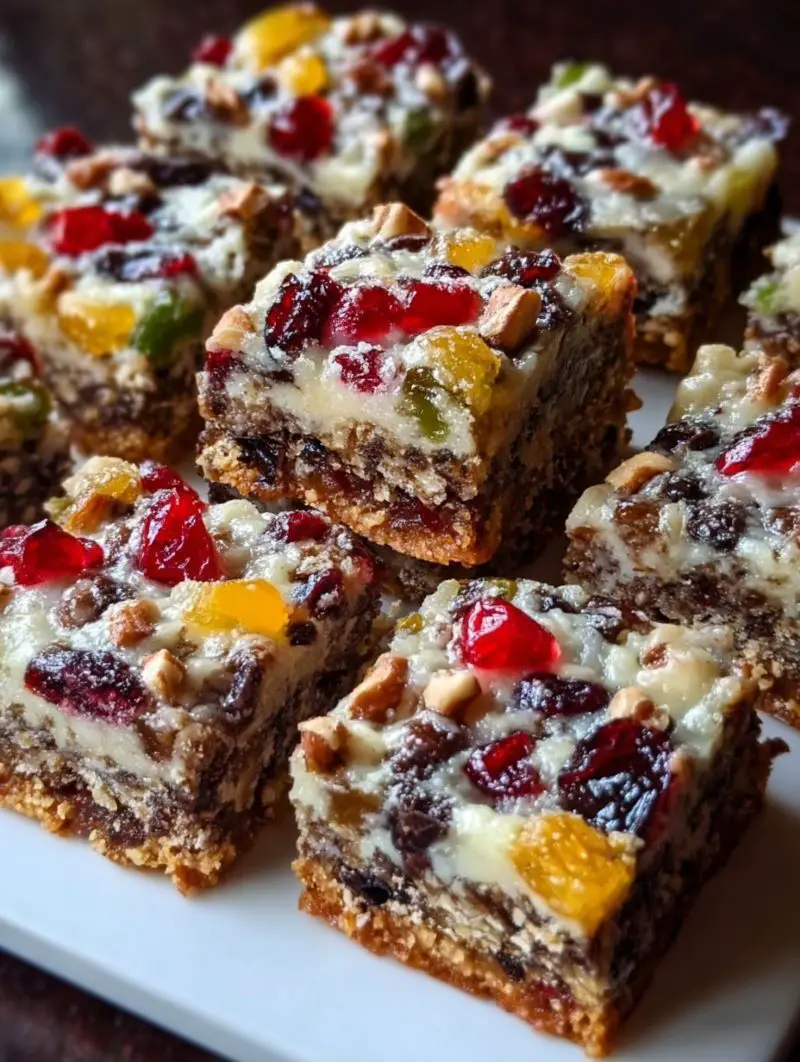 Fruit Cake 7-Layer Bars