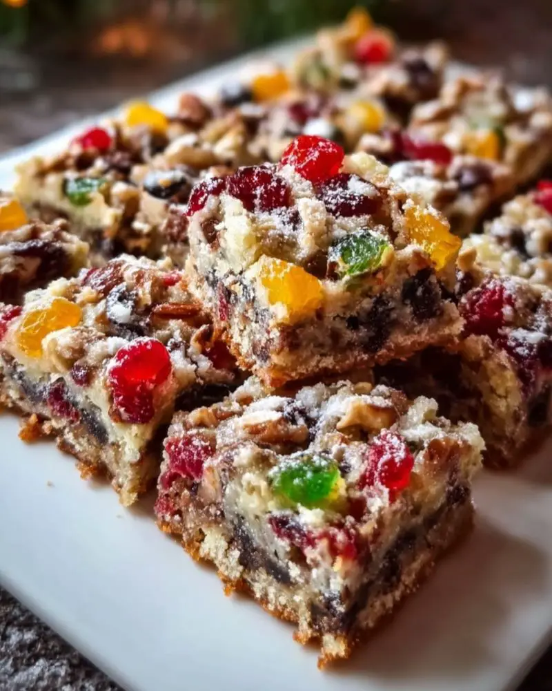Fruit Cake 7-Layer Bars