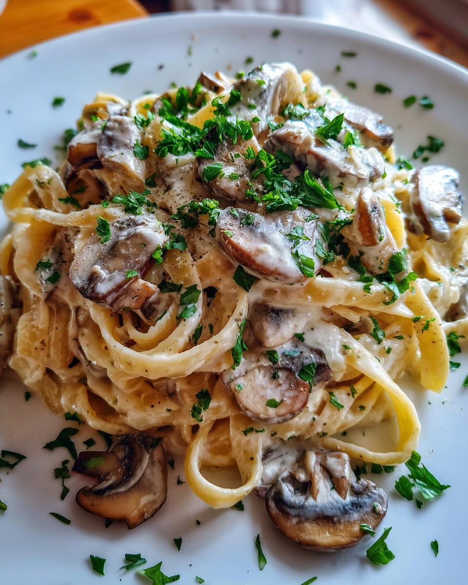 Garlic Mushroom Pasta