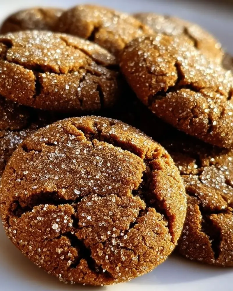 Ginger Molasses Christmas Cookies