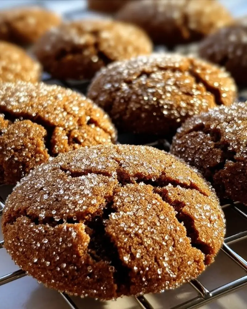 Ginger Molasses Christmas Cookies