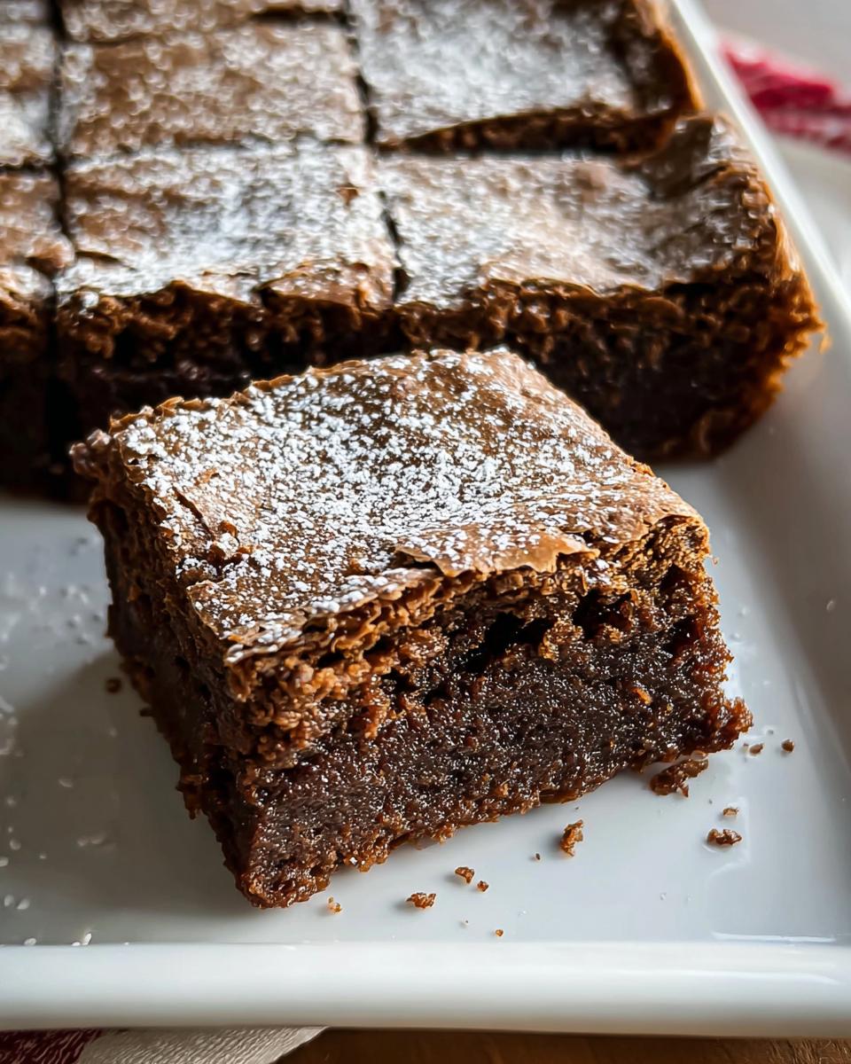 Gingerbread Brownies