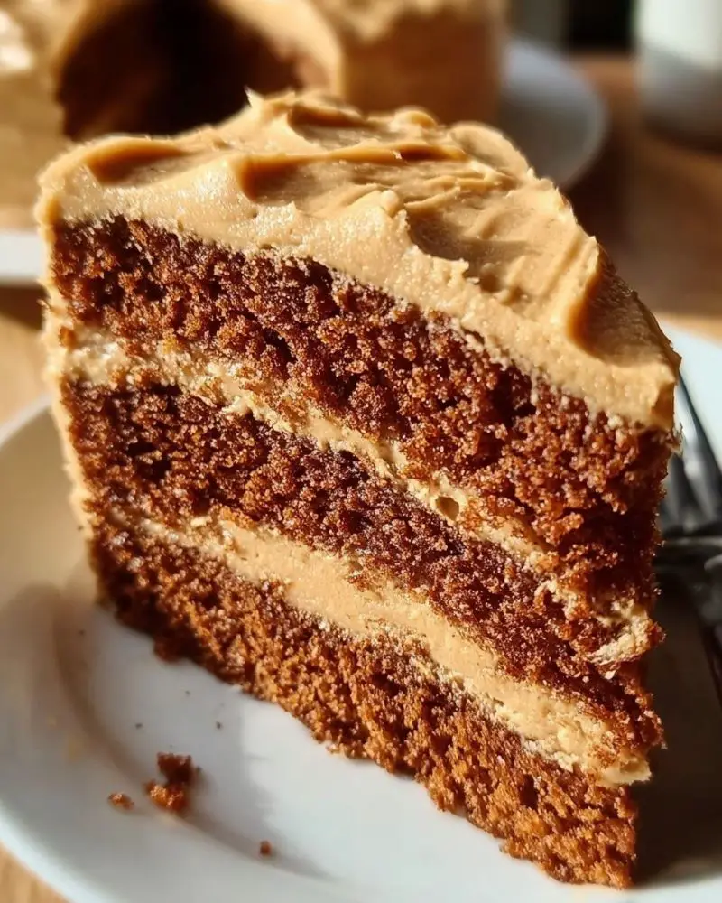 Gingerbread Cake with Cinnamon Molasses Frosting