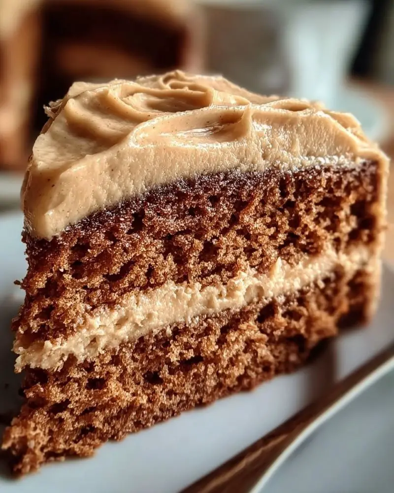 Gingerbread Cake with Cinnamon Molasses Frosting