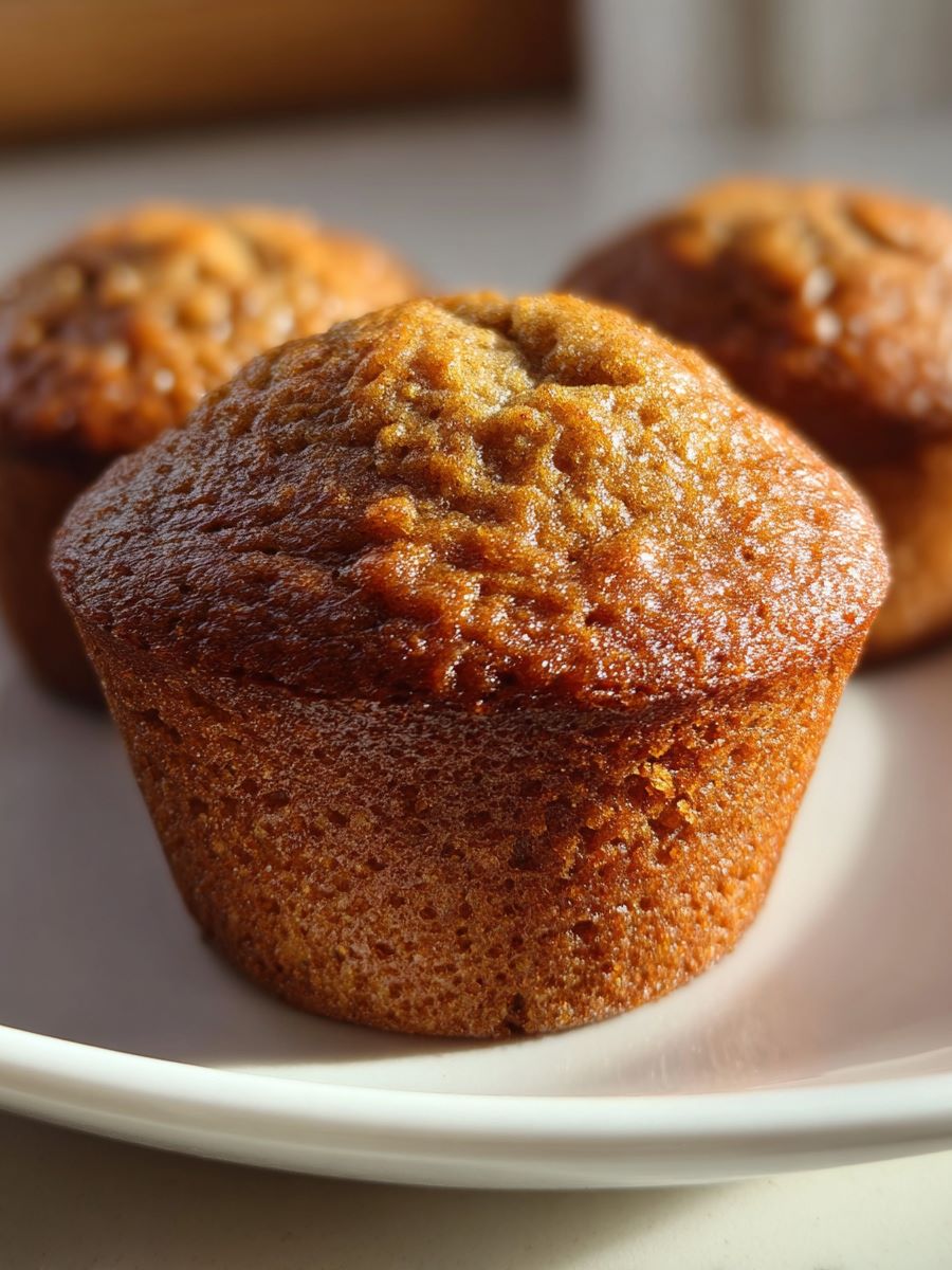 Gingerbread Cottage Cheese Breakfast Muffins