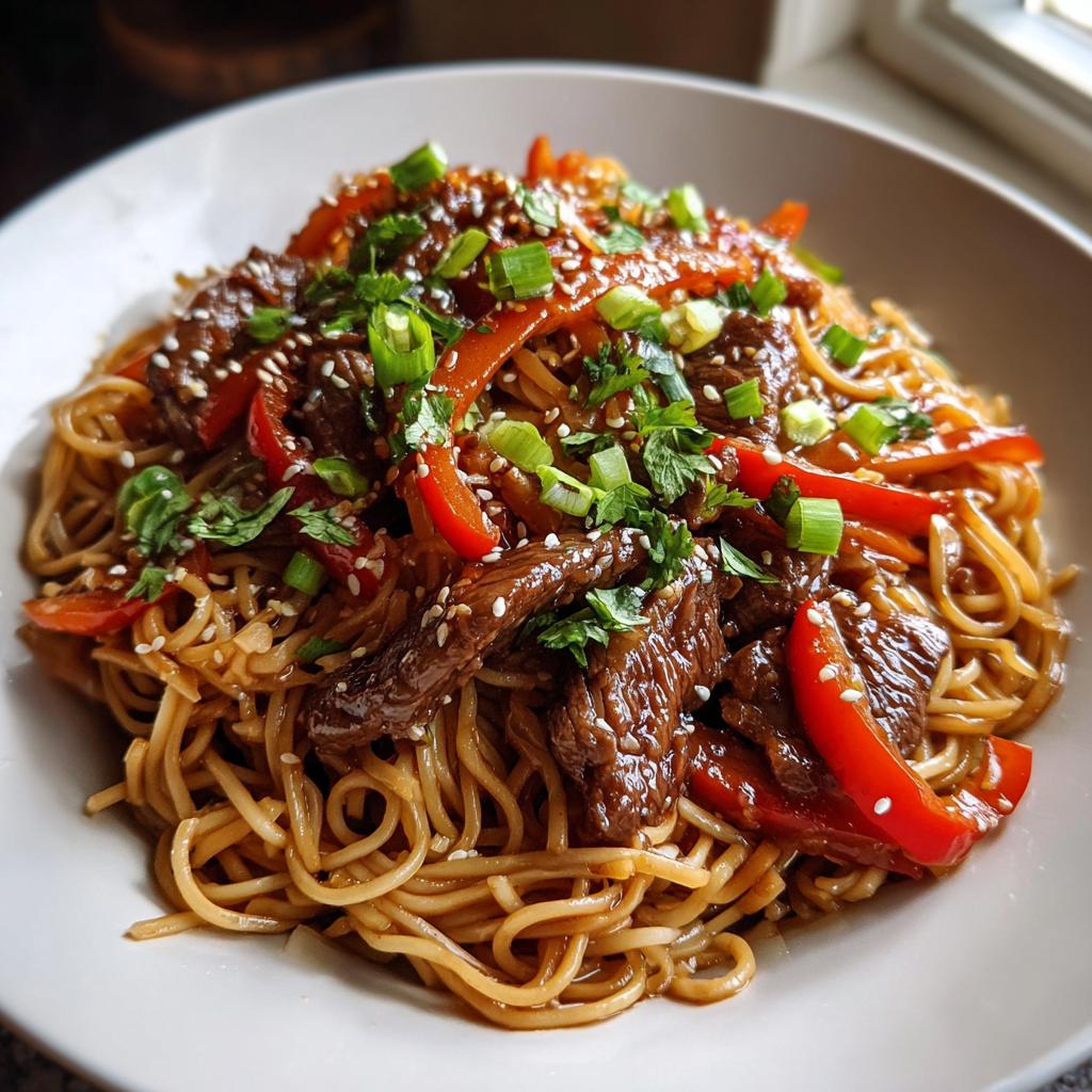 Hoisin Beef Noodles