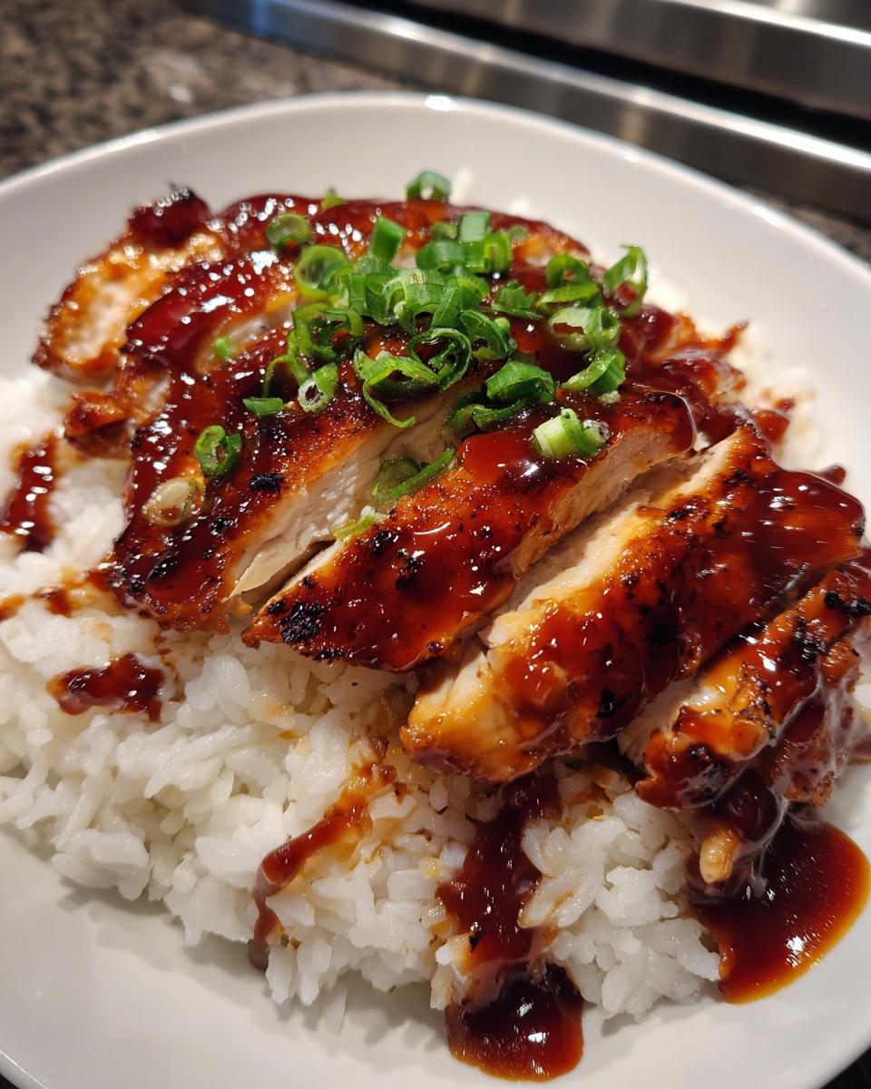 Honey BBQ Chicken Rice