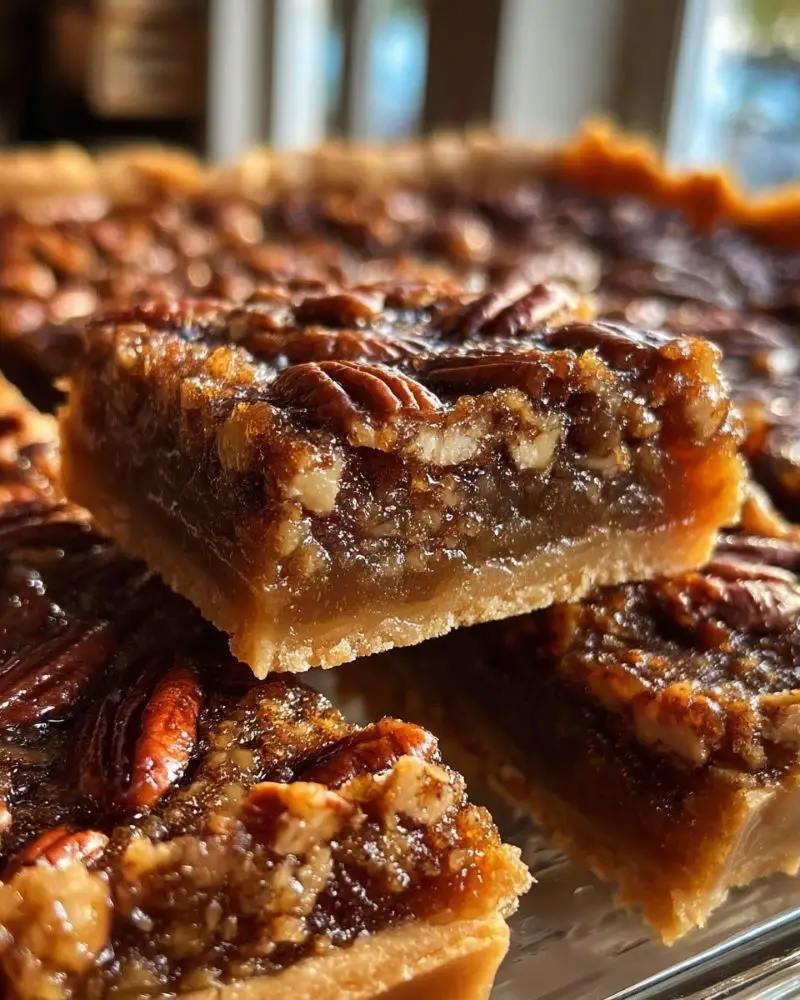 Lazy Girl Pecan Pie Bars
