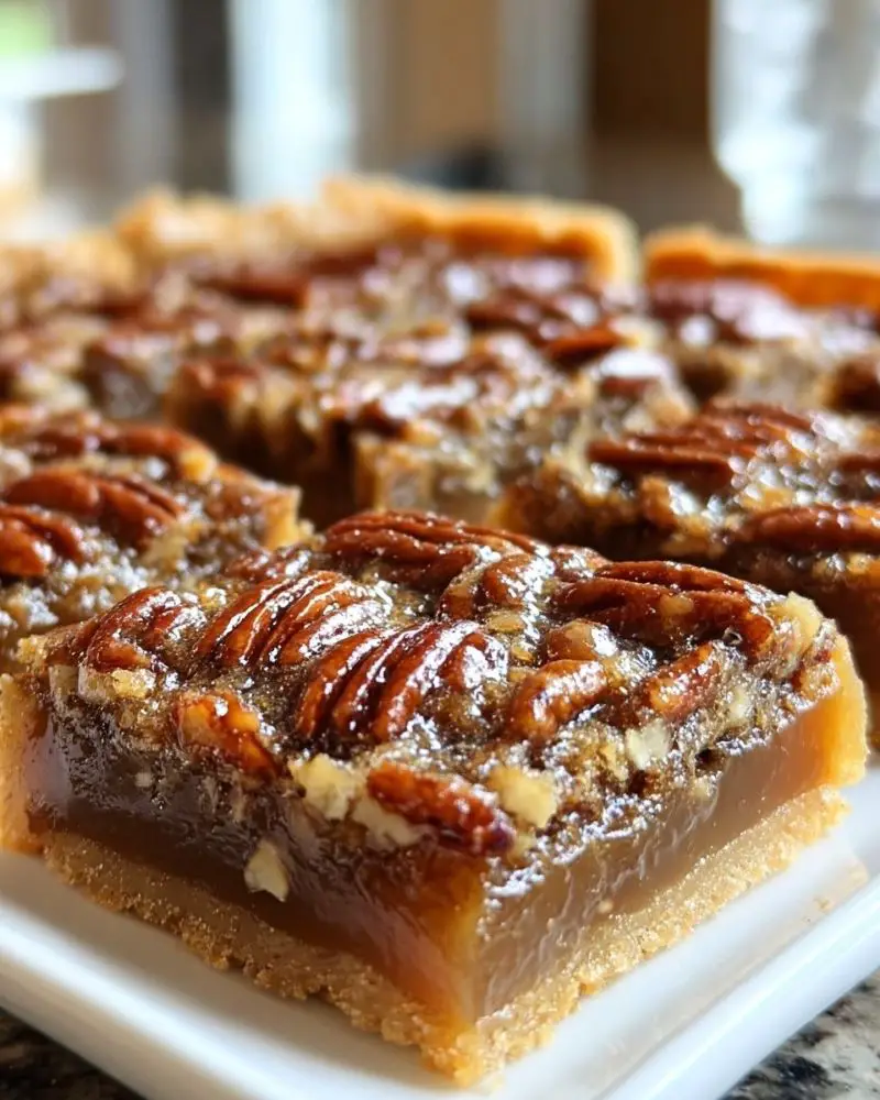 Lazy Girl Pecan Pie Bars