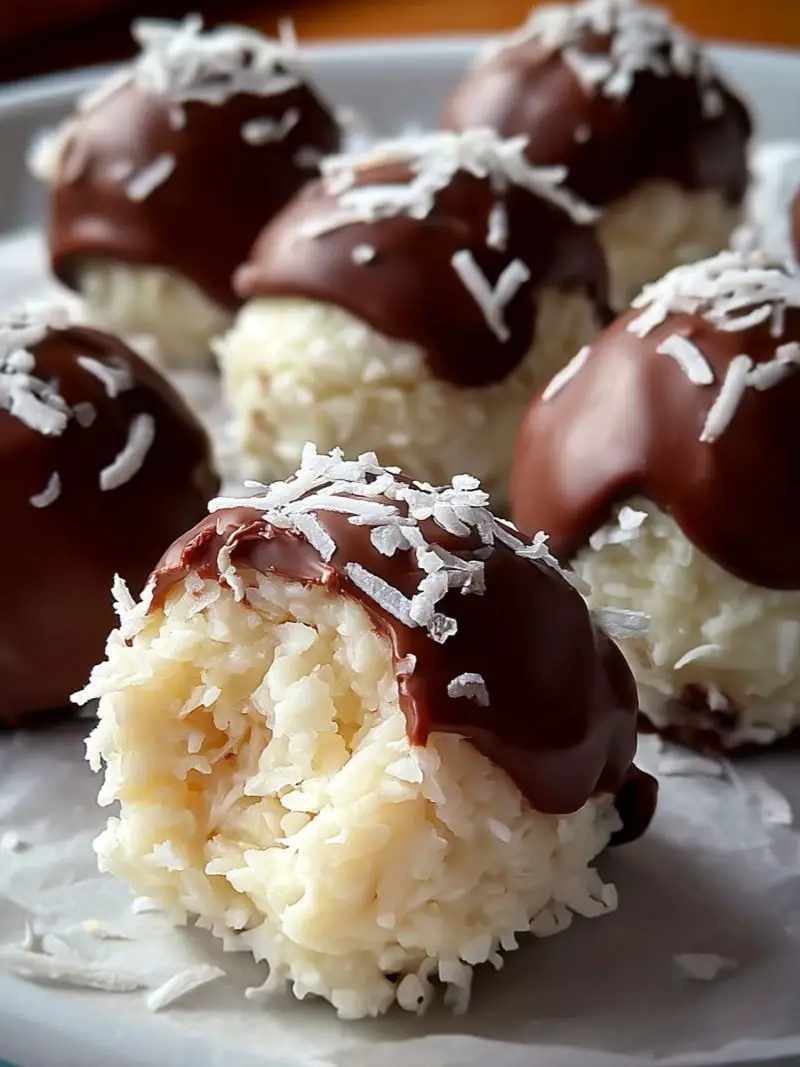 No-Bake Coconut Cream Balls