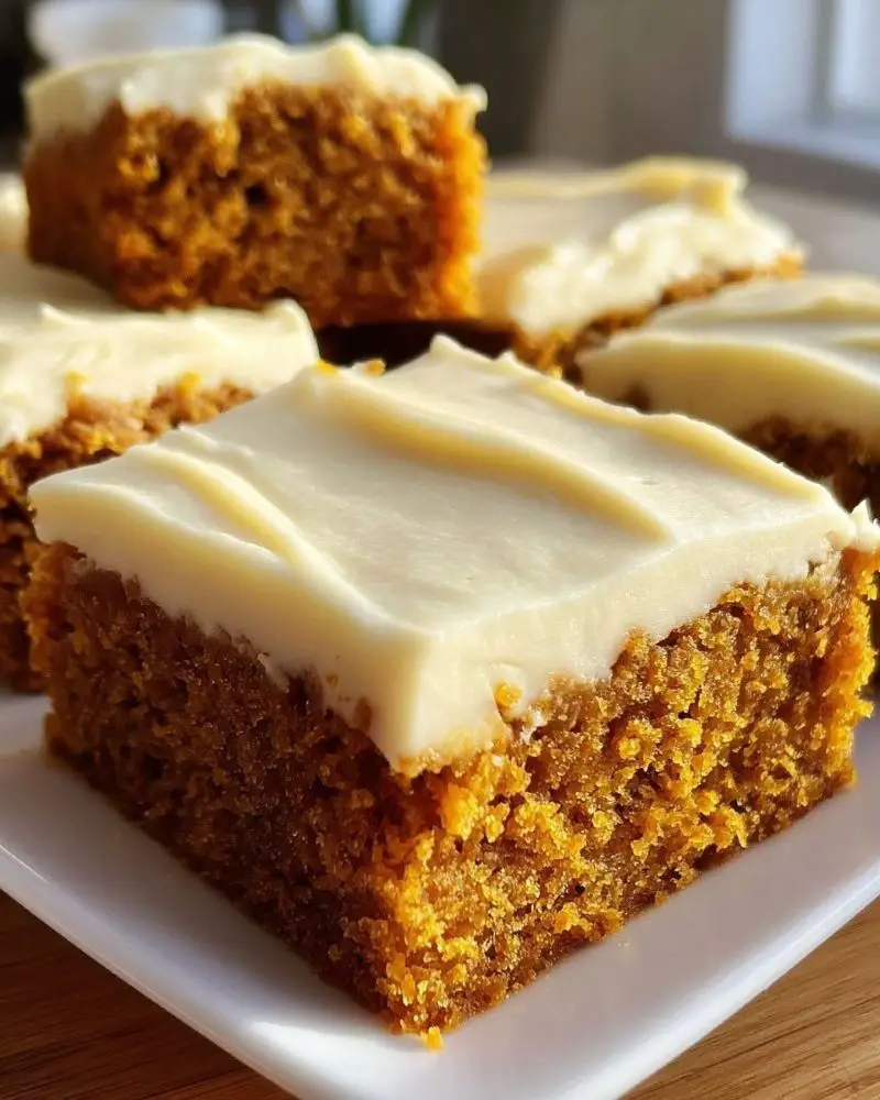 Old‑Fashioned Pumpkin Bars with Cream Cheese Frosting