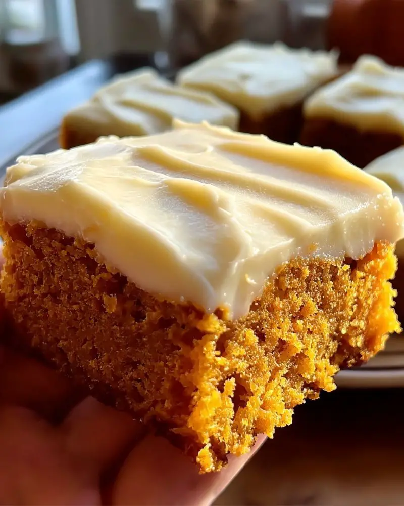 Old‑Fashioned Pumpkin Bars with Cream Cheese Frosting