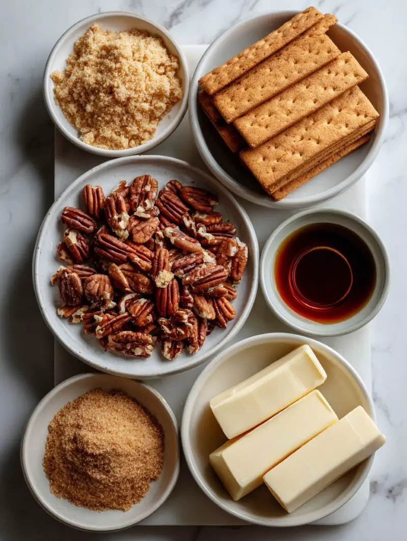 Pecan Pie Bark - Ingredients