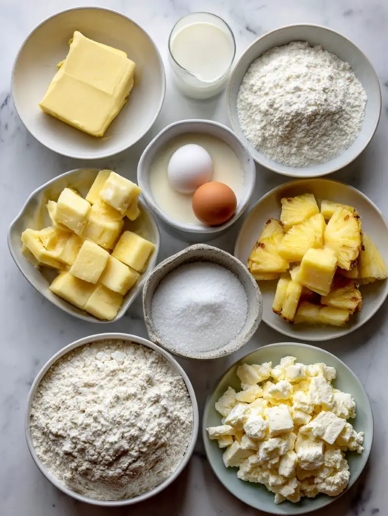 Pineapple Cream Cheese Cobbler