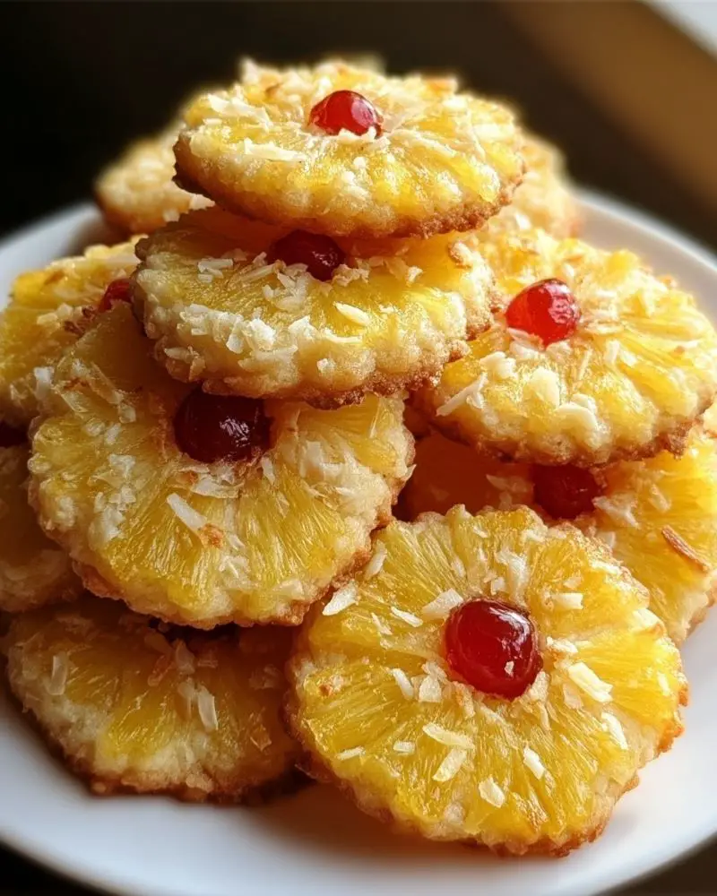 Pineapple Upside Sugar Cookies