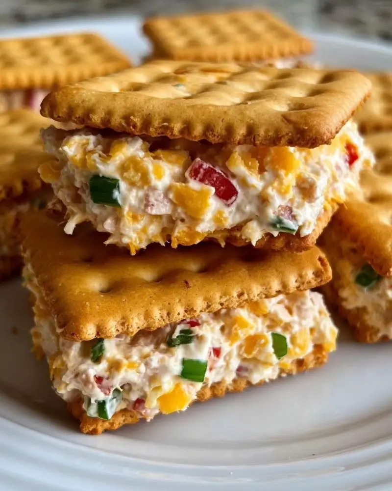 Ritz Cracker Party Sandwiches