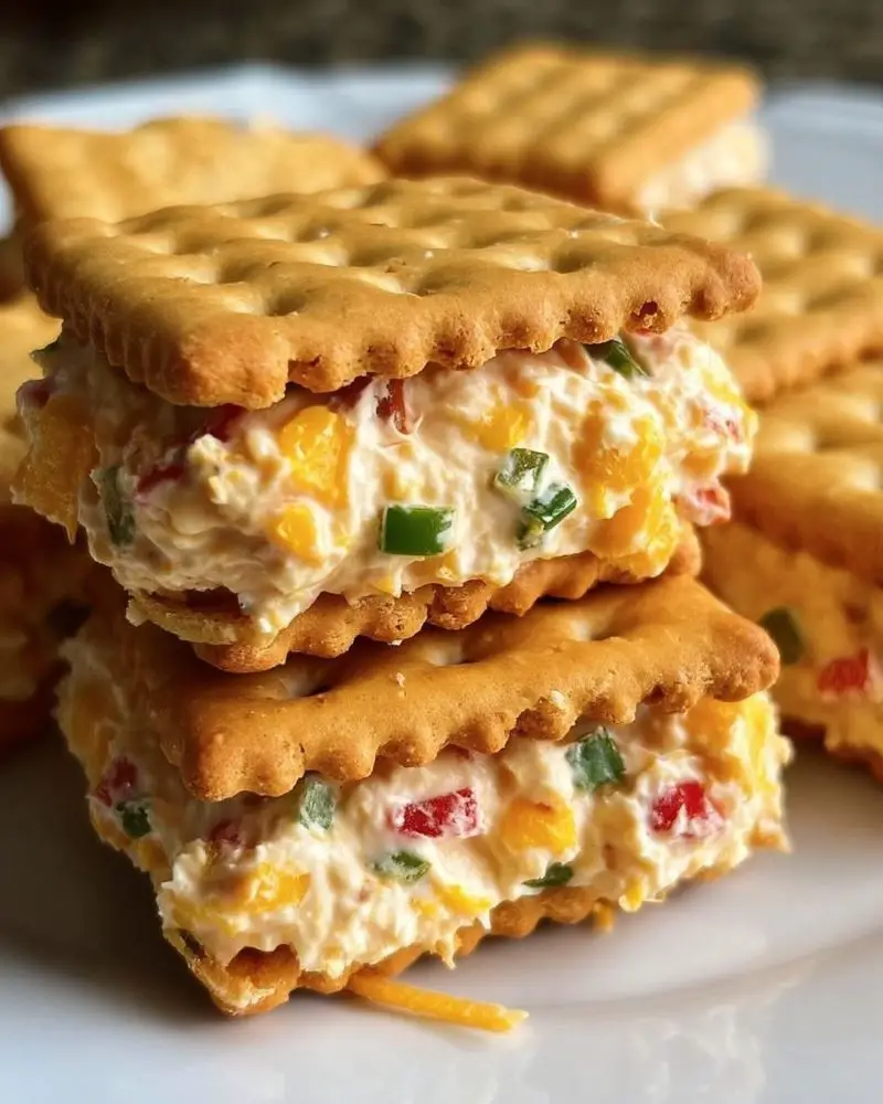 Ritz Cracker Party Sandwiches