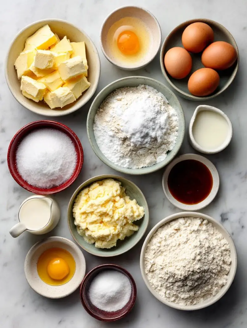 Rolled Sugar Cookies - Ingredients