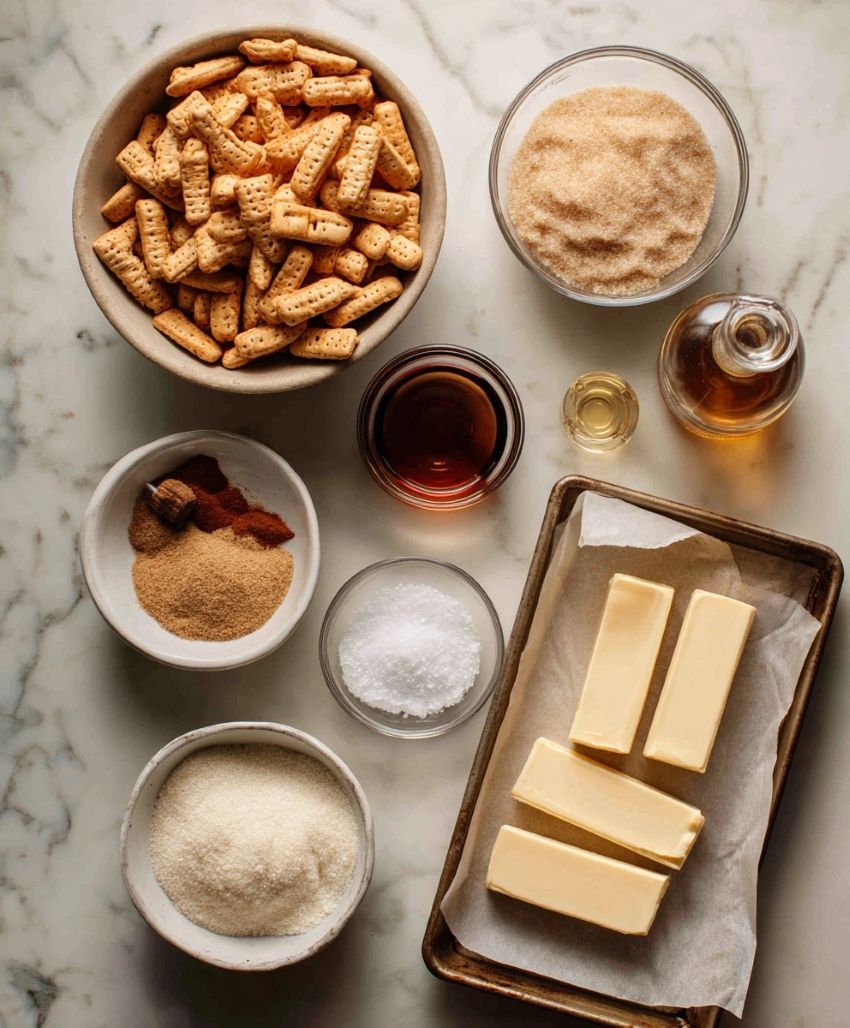 Salted Caramel Cracker Bites - Ingredients