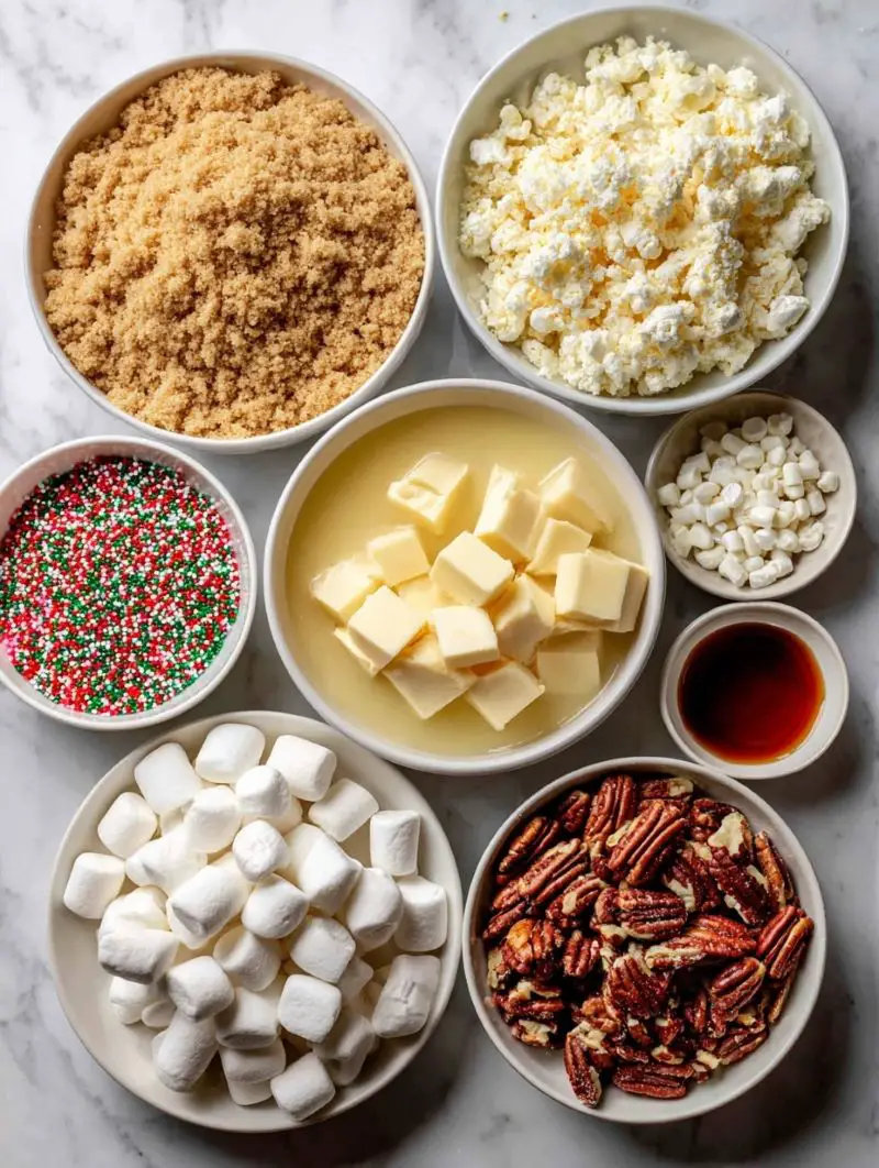 Santa’s No-Bake Sugar Cookie Bars