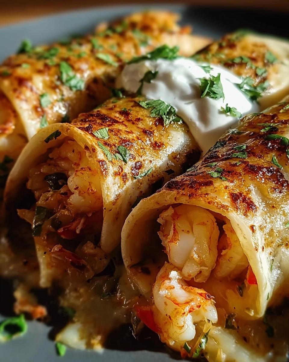 Shrimp-Crab Fajita Roll-Up Bombs