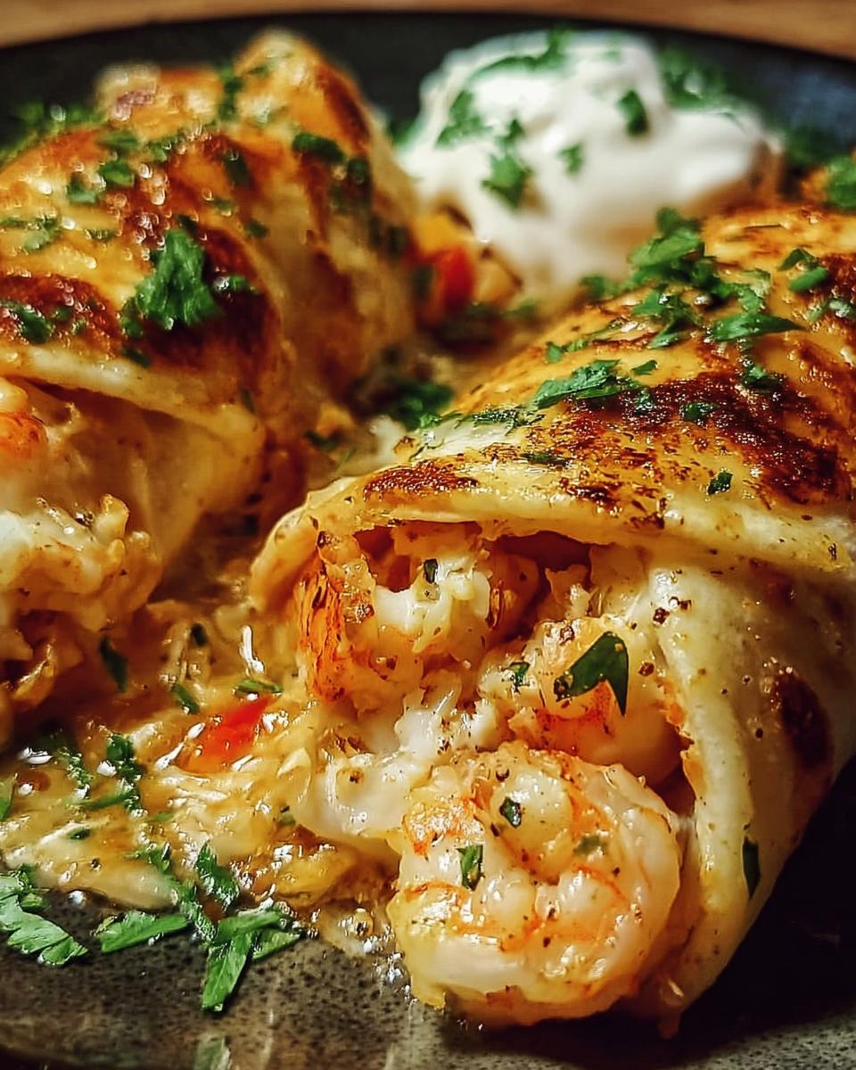 Shrimp-Crab Fajita Roll-Up Bombs