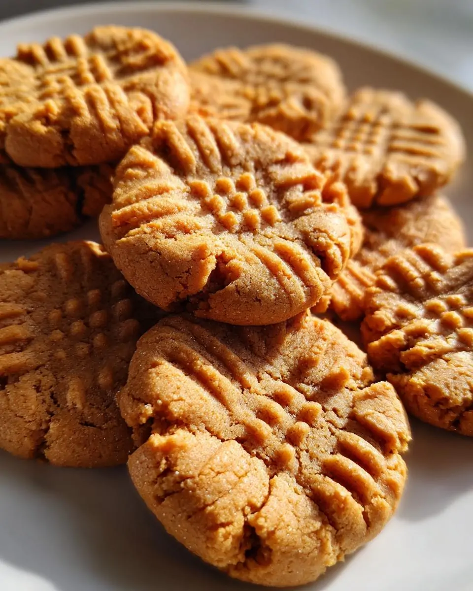 Soft and Chewy Peanut Butter Cookies