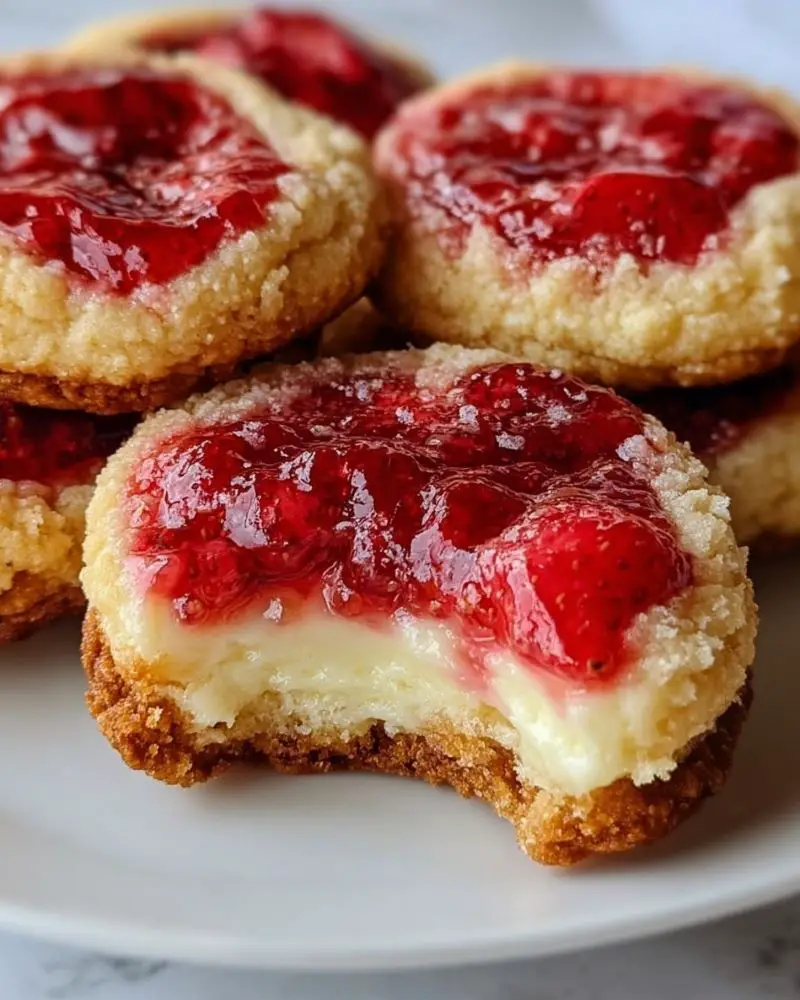 Strawberry Cheesecake Cookies