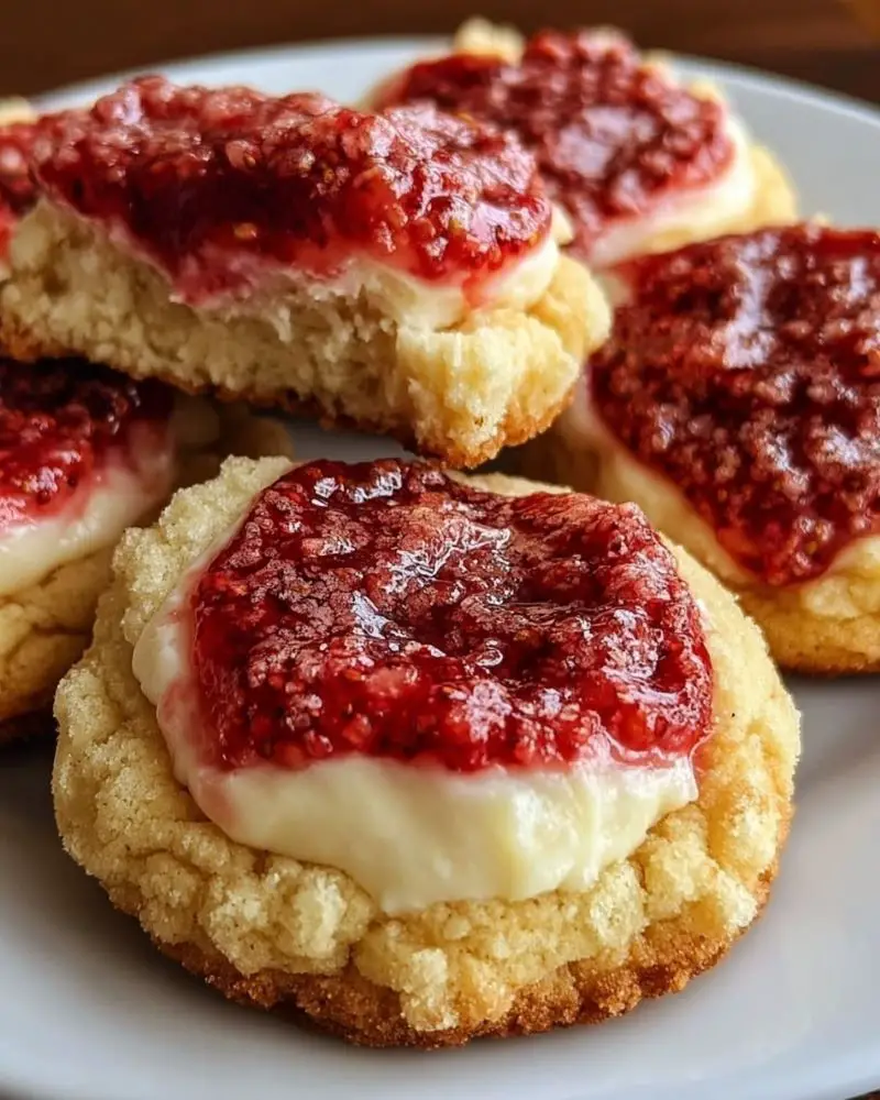 Strawberry Cheesecake Cookies