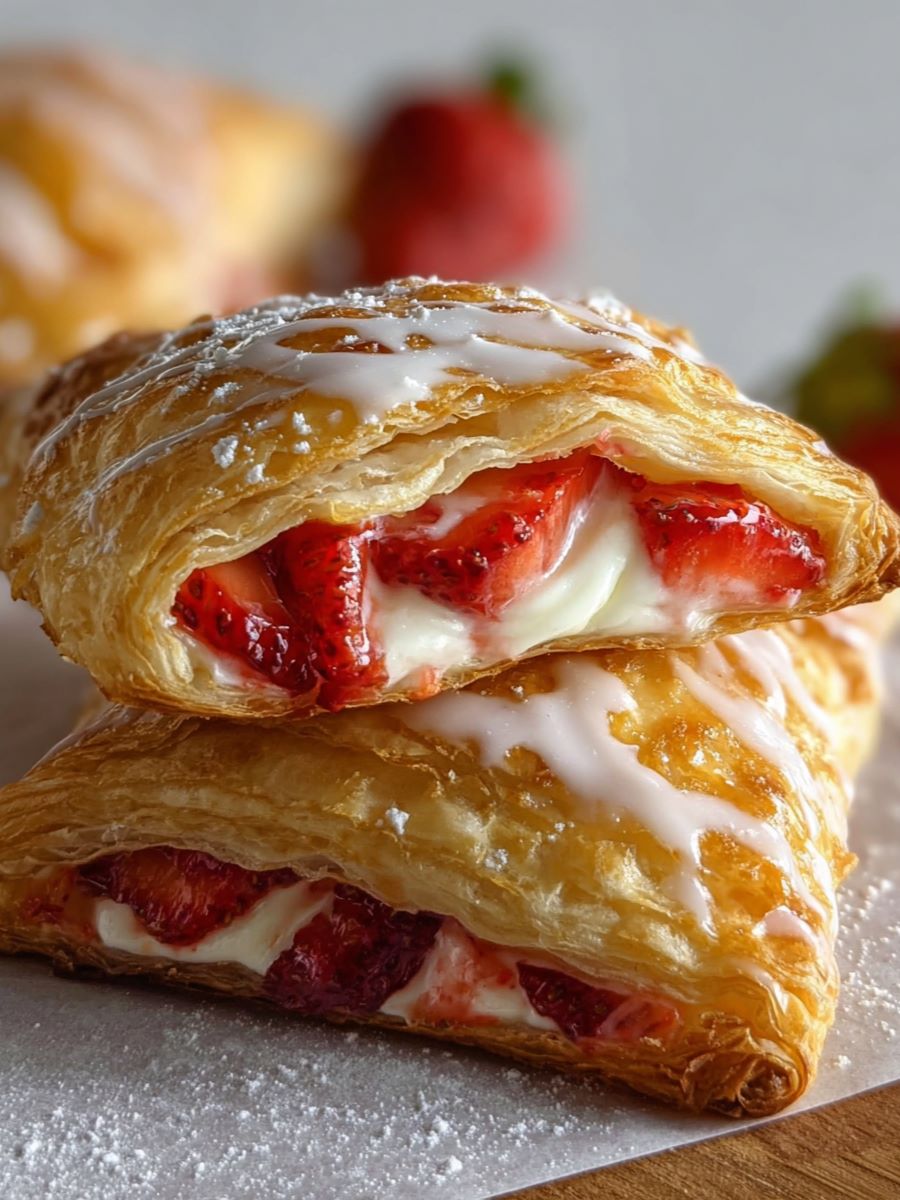 Strawberry Cheesecake Turnovers