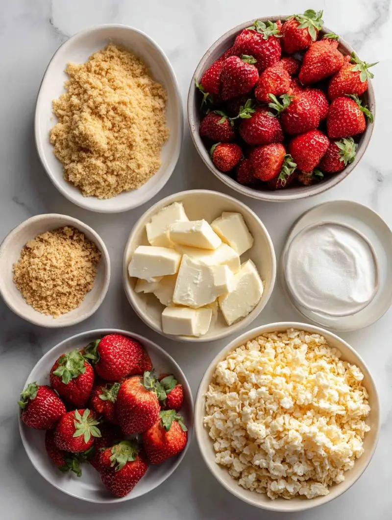 Strawberry Crunch Cheesecake Bites