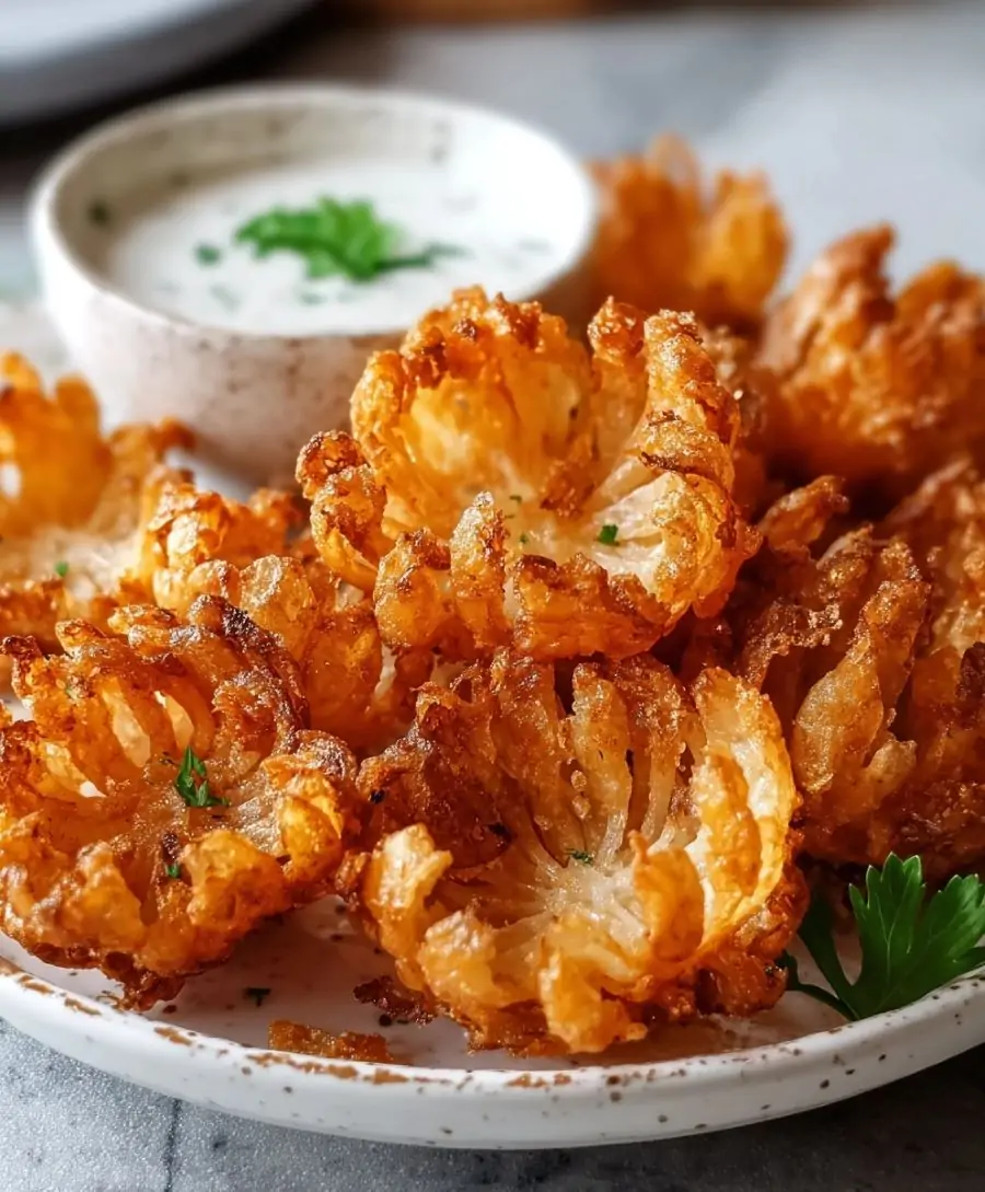 Bite-Sized Blooming Onions